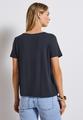 Jersey-Shirt mit Cut-Out 38 - Deepwater Blue
