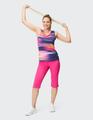 GIULIA Tanktop 44 - Fuchsia Red Print