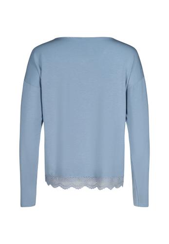 SKINY Damen Shirt kz. A. Night In Mix & Match 40 - Faded Denimblue