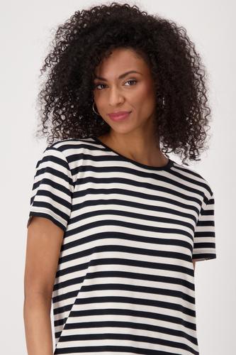 Gestreiftes T-Shirt 40 - Schwarz Ringel