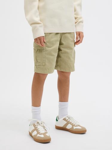JPSTKARL JJAVERY CARGO SHORTS JNR 140 Locker geschnitten - Crockery