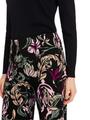 Florales Modell WINDER im Wide Fit 44 - Black
