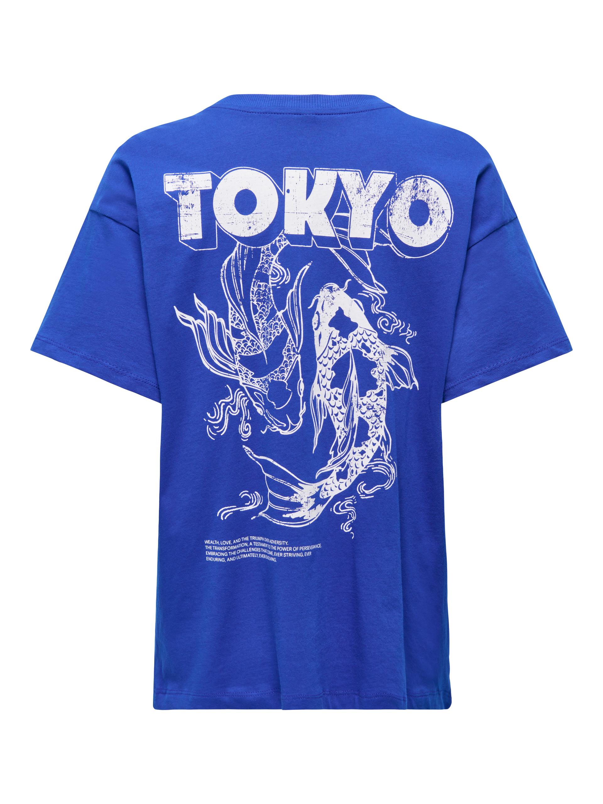 ONLVIVVI LIFE S/S LOVELY TOP JRS L Normal geschnitten - Surf The Web