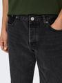ONSEDGE STRAIGHT BLACK 6985 TAI DNM NOOS 33/34 Gerade geschnitten - Black Denim