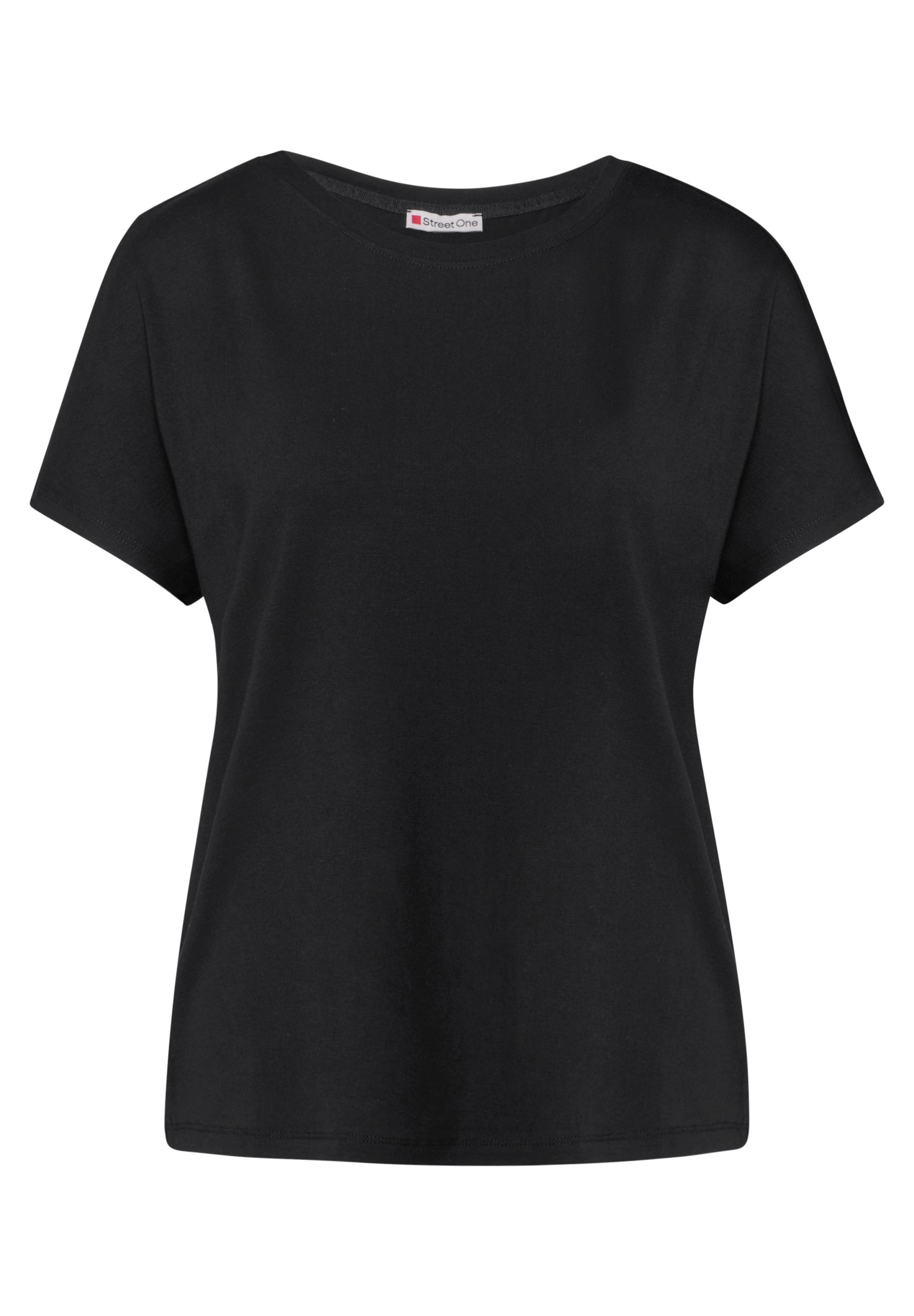 Shirt in Unifarbe 36 - Black