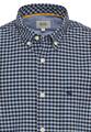 Kurzarm Hemd aus reiner Baumwolle M Regular Fit - Night Blue