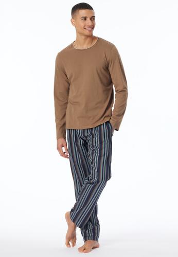Langarmshirt Rundhals Gelb 54