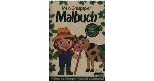 Buch - Malbuch Graspapier - Bauernhof