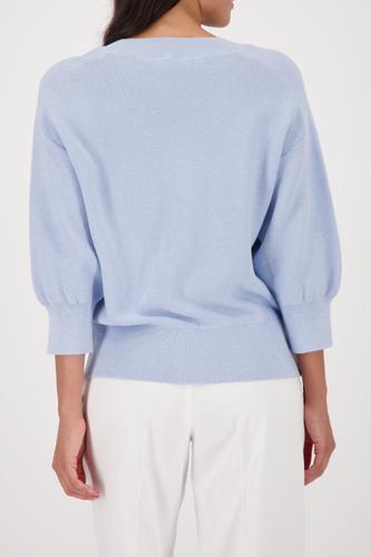 Strickpullover mit Lurex 38 - Light Sky