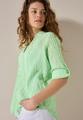 Gestreifte Seersucker Bluse S - Iced Neon Green
