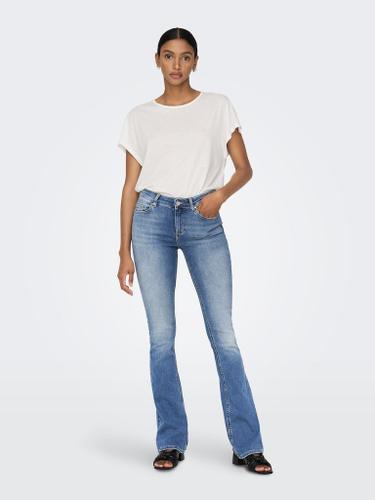 ONLBLUSH MID FLARED DNM TAI467 NOOS XS/32 Ausgestellt - Light Blue Denim