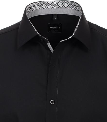Businesshemd 38 Modern Fit - Schwarz
