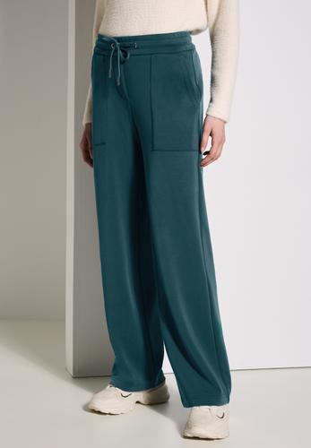 Wide Leg Hose M/30 - Petrol Green