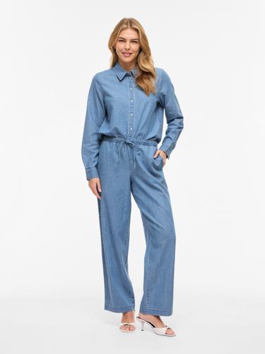 VICONGA RW STRING DENIM PANTS 42 Normal geschnitten - Light Blue Denim