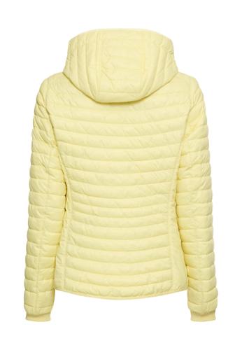 Gefütterte Jacke mit abnehmbarer Kapuze 46 Shaped Fit - Lemon