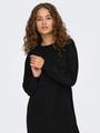 ONLCAROL L/S GLITTER BOW DRESS JRS Schwarz S