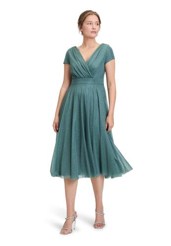 Cocktailkleid 44 Ausgestellt - Green/grey