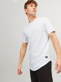 JJENOA TEE SS CREW NECK NOOS XXL Lang geschnitten - White
