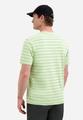 T-Shirt Crewneck Pin Stripe Garment Dyed M Regular Fit - Green