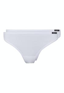 Skiny Damen String 2er Pack Cotton Advantage Weiß 42