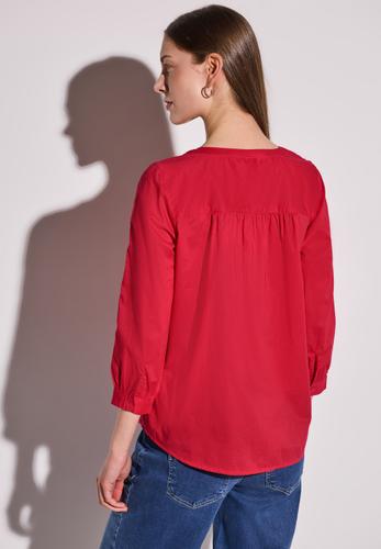 Bluse mit Tapedetails 36 - Glory Red