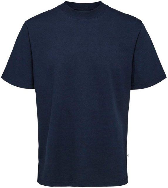 SLHCOLMAN SS O-NECK TEE NOOS L Locker geschnitten - Navy Blazer