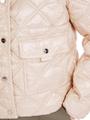 Outdoorjacke im Rautenstepp 38 - Deep Pearl