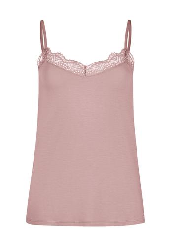 Skiny Damen Spaghettishirt Night In Mix & Match 44 - Rose Smoke