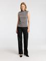 SLFMARWA SL HIGH NECK TOP L Slim Fit - Grey