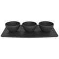 Villeroy & Boch Dipschale »Manufacture Rock«, Porzellan, Manufacture Rock Dipschälchen-Set