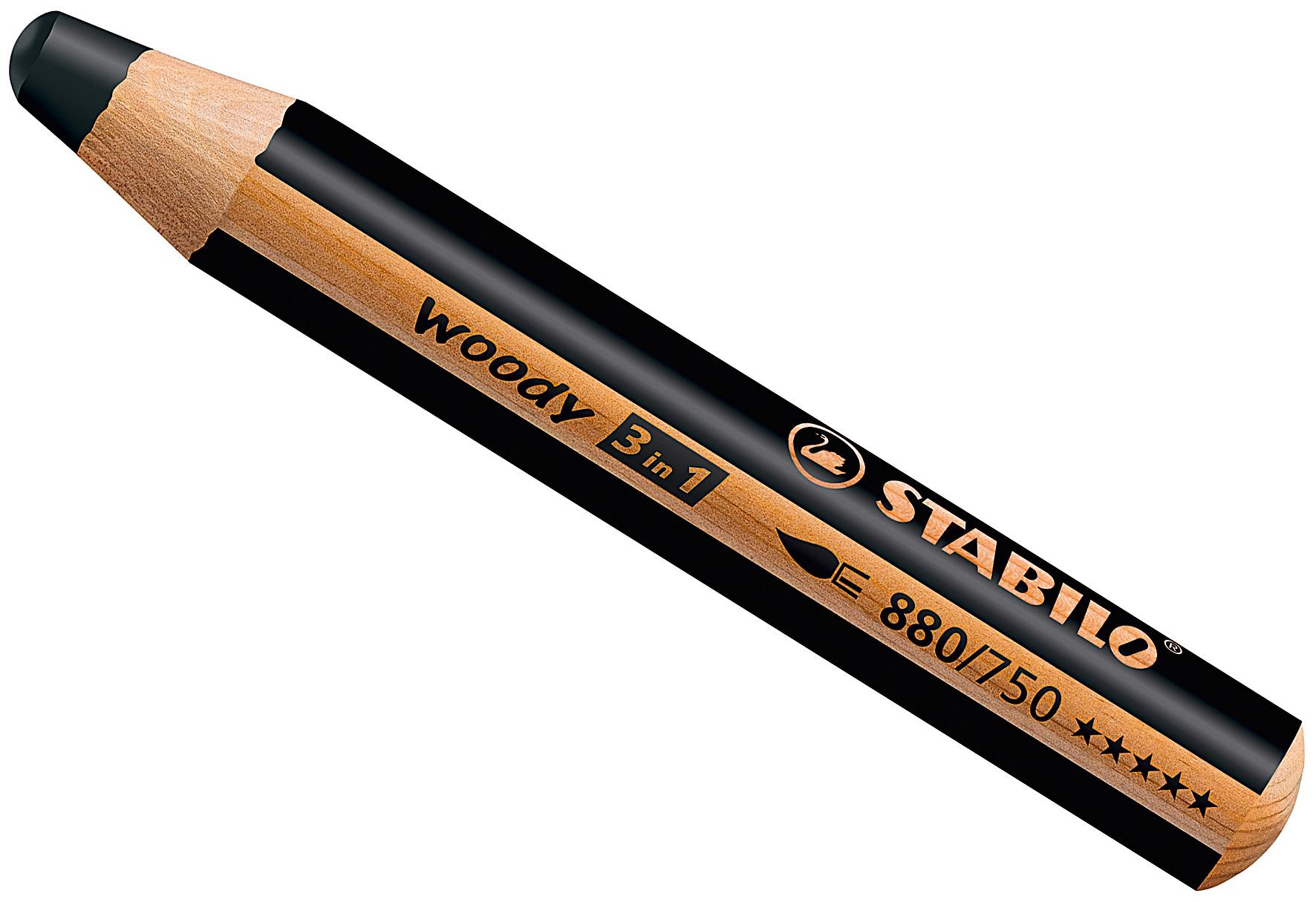 Stabilo woody 3in1 schwarz