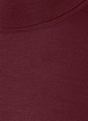 Pullover Rollkragen 1/1 Arm 60 Classic Fit - Weinrot
