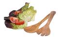 Holz Salatbesteck exklusiv, Olivenholz - Default Title