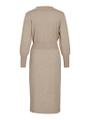 VICOMFY L/S COLLAR RIB KNIT DRESS - NOOS Braun L