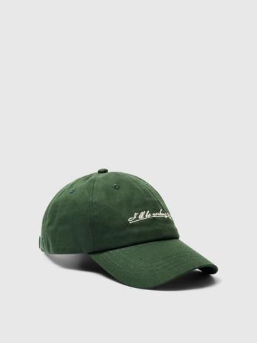 SLHWINSTON SLOGAN CAP ONE SIZE - Dark Green
