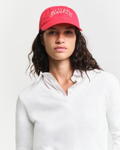 GANT Arch Graphic Cap mit Waschung OS - Bright Red