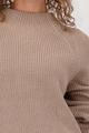 Strickpullover mit Stehkragen 42 - Truffle