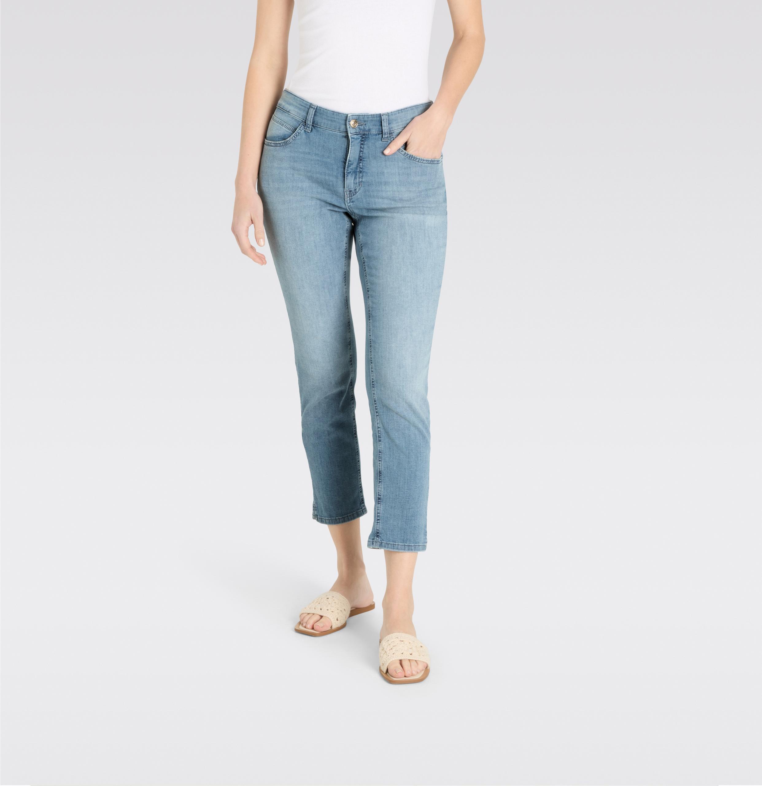 MAC JEANS - MELANIE 7/8, Super light denim 36/27 - Blau