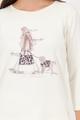 T-Shirt mit Strassdesign 42 - Cashmere