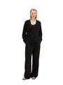 Cardigan mit V-Ausschnitt XL Regular Fit - Deep Black