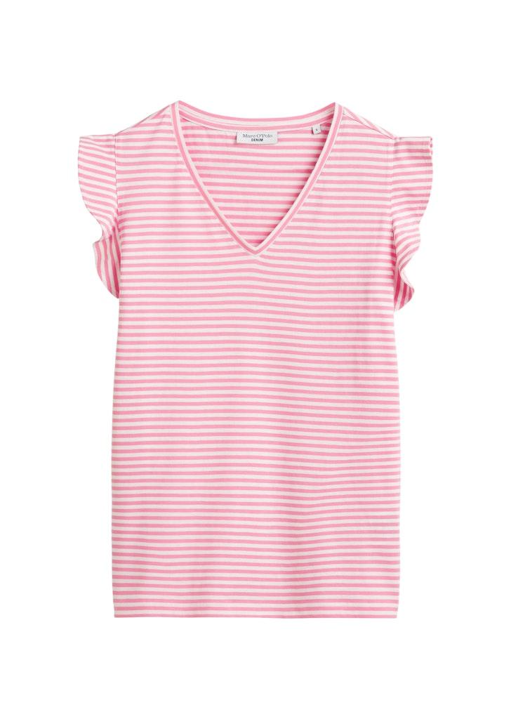 Volant-T-Shirt regular XS Regular Fit - Medium Pink_multi_01