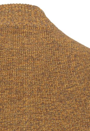 Strickjacke mit Reißverschluss Gelb M
