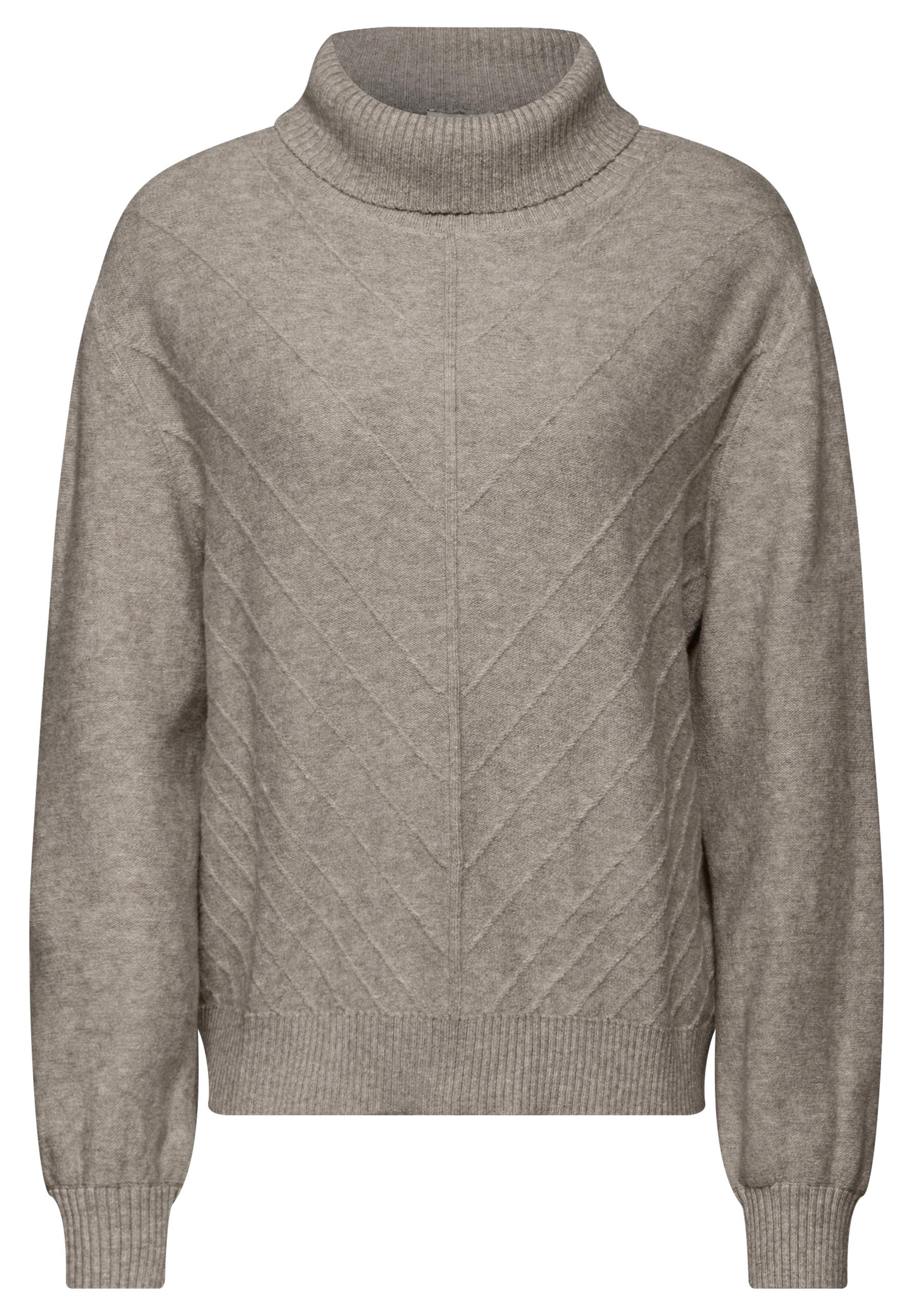 Strukturpullover 38 - Breezy Beige Mel.