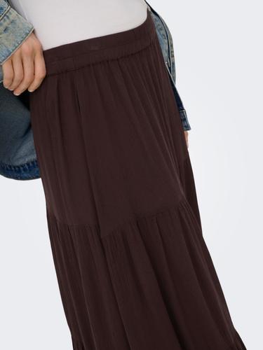 ONLMIKKA LONG SKIRT WVN NOOS M - Black Coffee