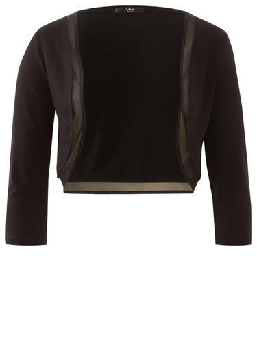 Bolero-Jacke 42 Figurbetont - Schwarz