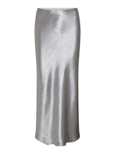 VIDINNE SILVER MIDI SKIRT #8 Silber 38