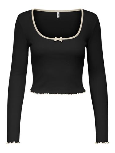 ONLLAILA L/S TOP JRS M Normal geschnitten - Black