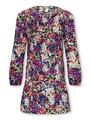 KOGLUVA L/S AOP SMOCK DRESS PTM 140 Locker geschnitten - Cloud Dancer