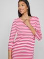 VININNY 3/4 O-NECK DRESS - NOOS Rosa S