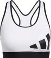 adidas Damen Believe This Medium-Support Workout Logo Sport-BH XS in Schwarz